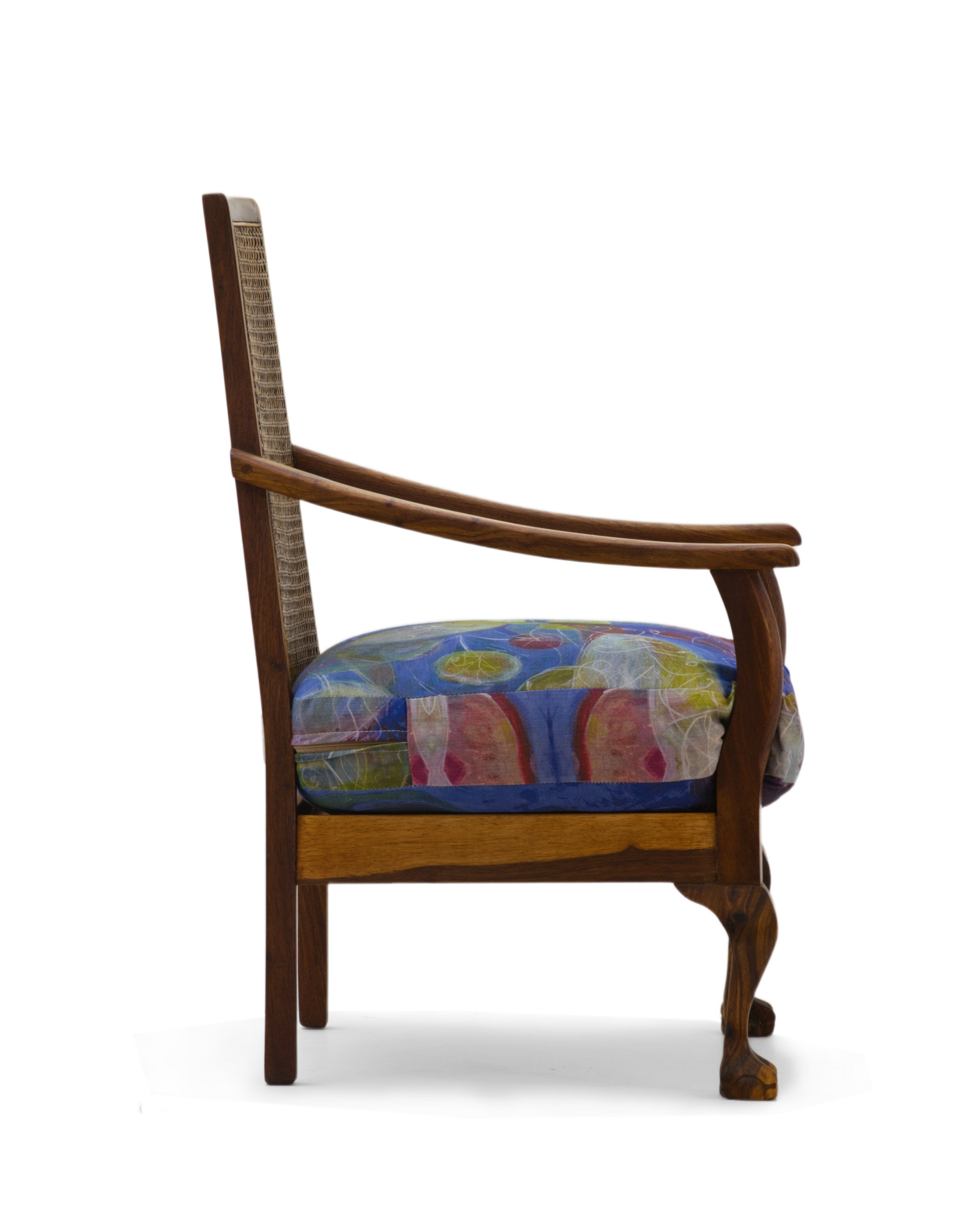 Abstract Rattan Chair